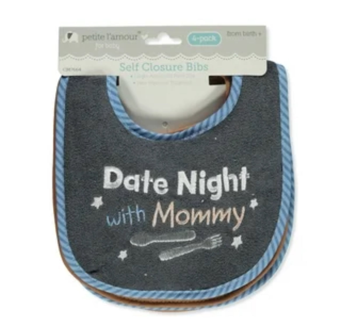 Petite Lamour Bib 4pk image 0