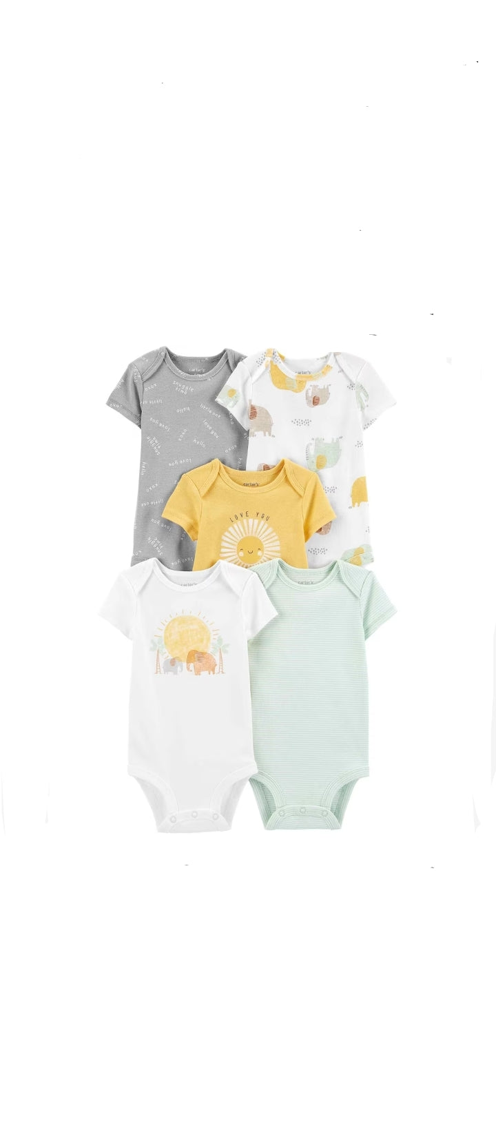 Carter's 5pc Onesies image 0