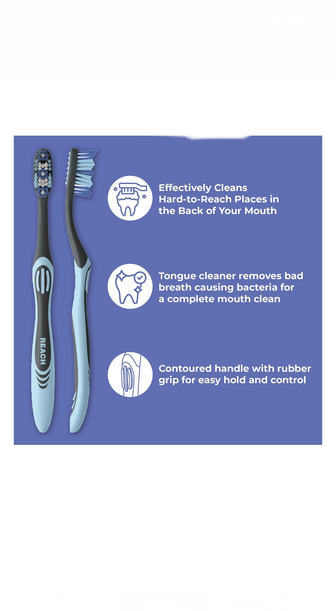 Reach 2pk Toothbrush image 2