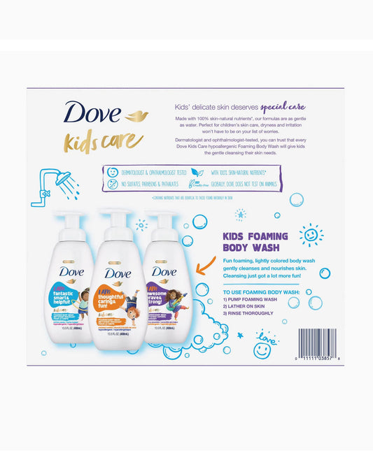 Dove Kids Care Hypoallergenic Foaming Body Wash (13.3 fl oz) image 1