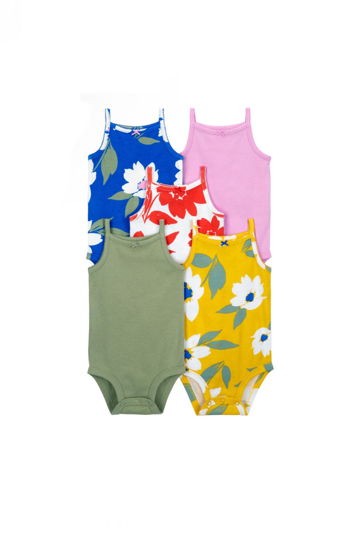 Carters 5pc Spaghetti Strap Pinunder image 0