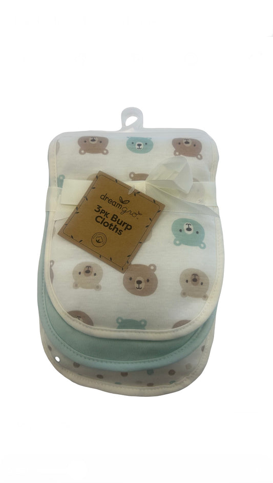 Dream gro 3pk Burp Cloths