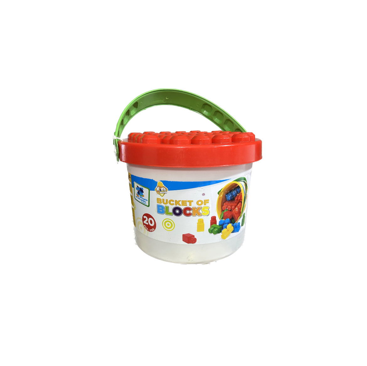 Kids @ work bucket of blocks 20 pcs image 0