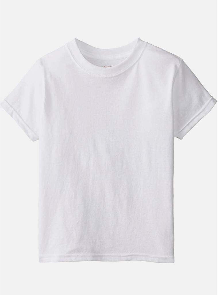 Hanes whiteT kids image 0