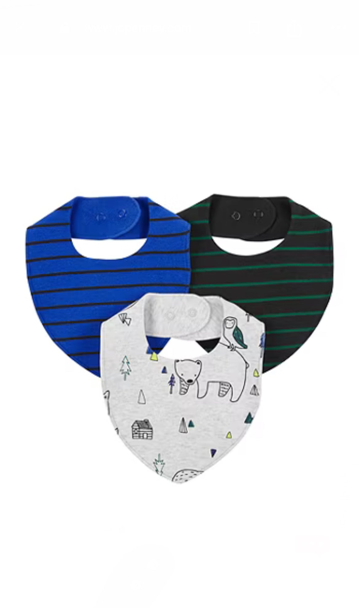 Carter 3pk Stay Dry - Water Resistance Bib image 0