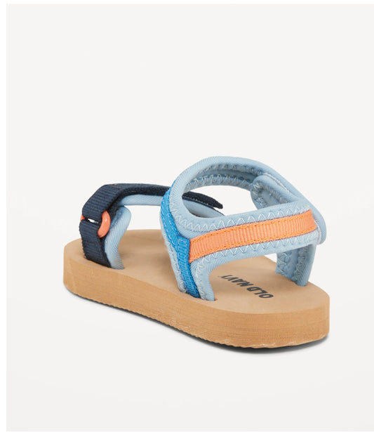 Old Navy unisex Color-Block baby strap sandals image 1
