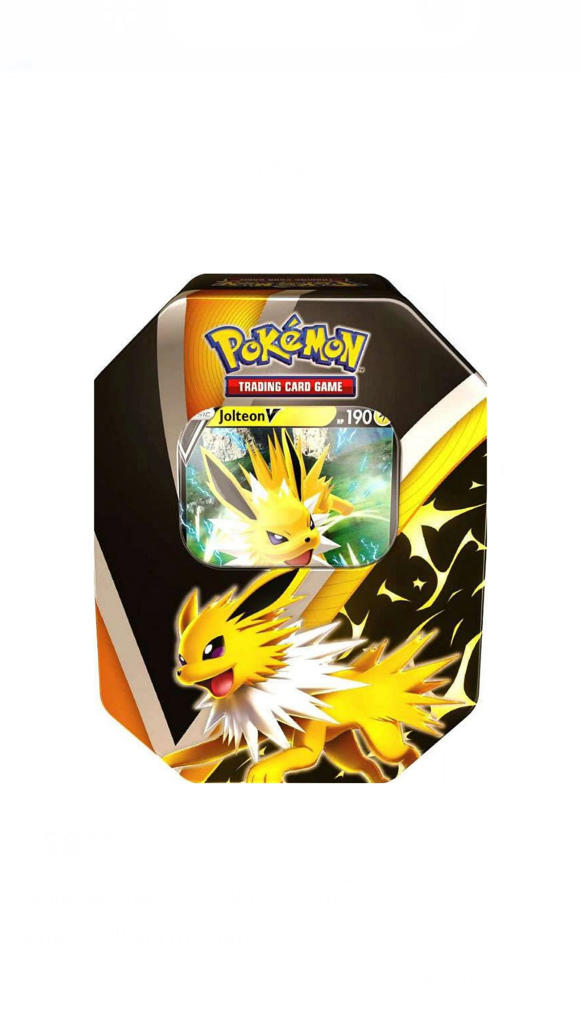 POKEMON D7 SPRING VERSUS HEROES TIN (4 Booster Packs & Promo Card) image 3