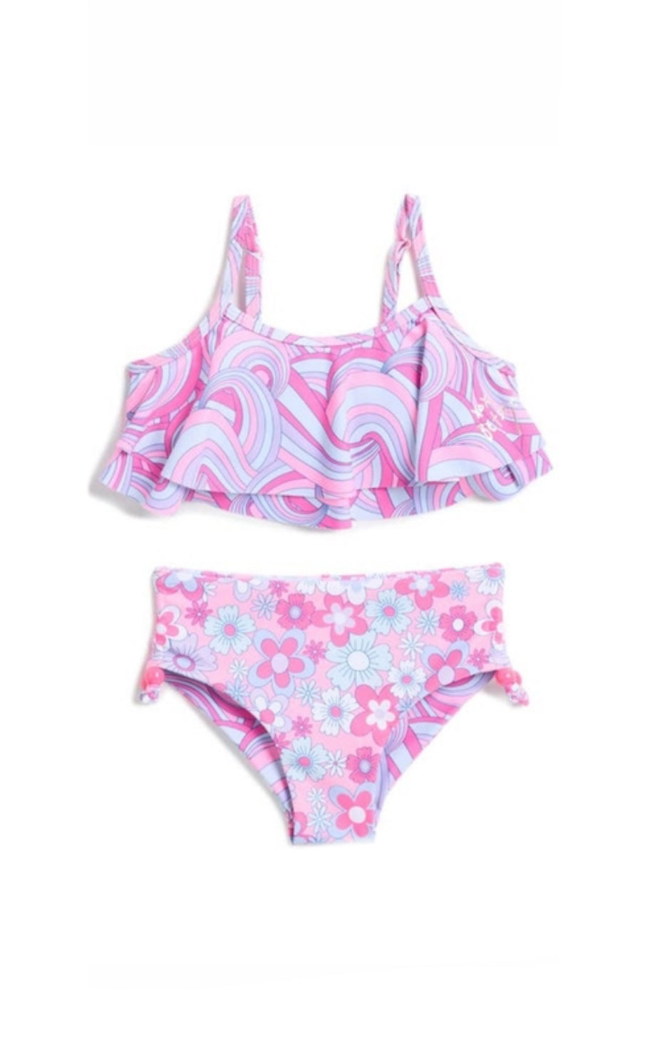 Betsey Johnson 2pc Bikini Set w/Reversible Bottom