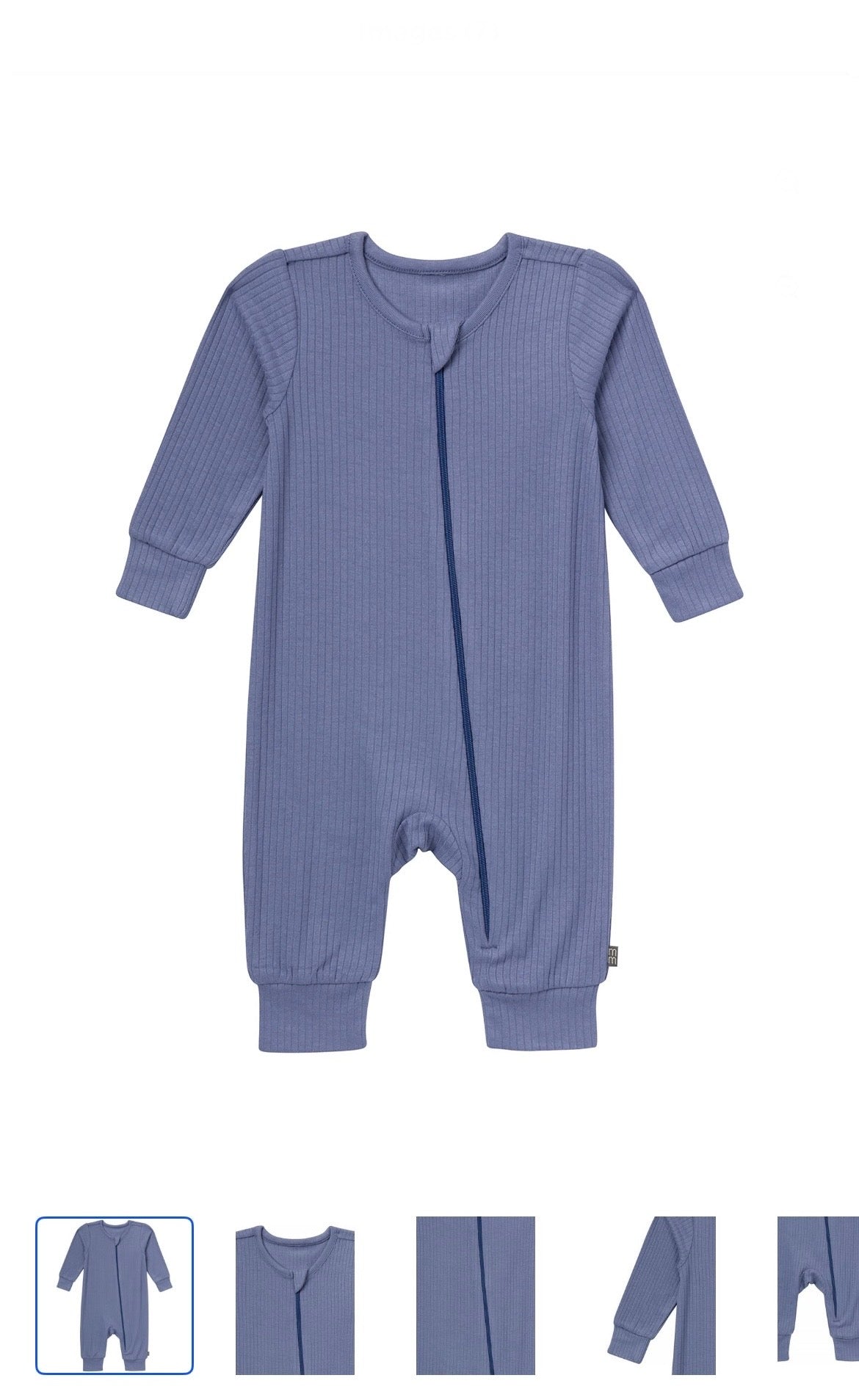Modern Moments by Gerber Baby Neutral Super Soft Viscose footless, Long Sleeve Coverall (With Mitten Cuff for Newborn + 0-3m)