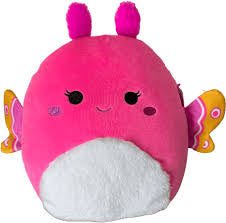 Squishmallow 10 inch pow the bright red moth plush
