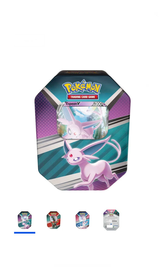 POKEMON D7 SPRING VERSUS HEROES TIN (4 Booster Packs & Promo Card) image 1