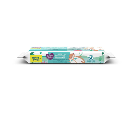 Parent's Choice Fragrance Free Baby Wipes 50ct Travel Pack image 1