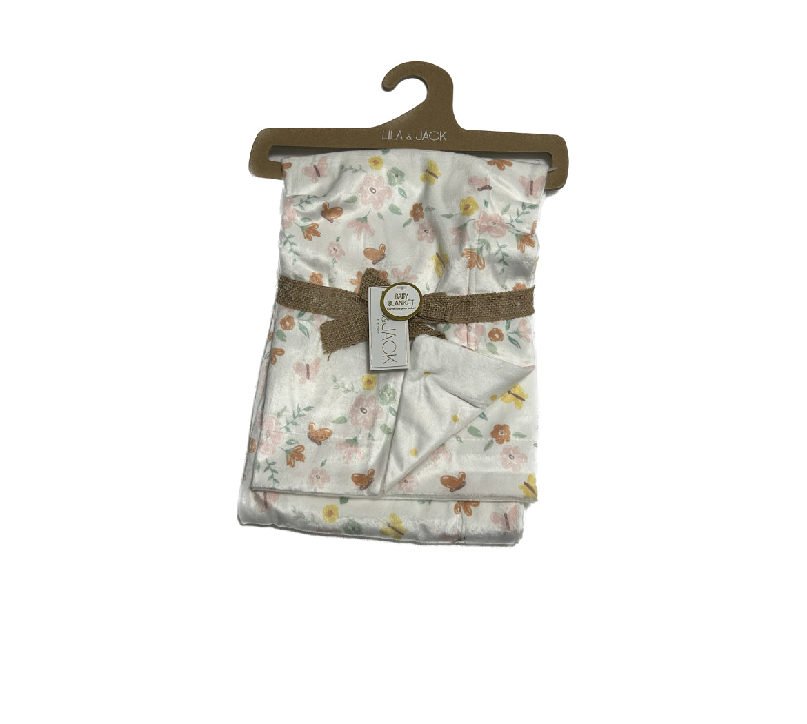 Lila&jack reversible baby blanket image 1