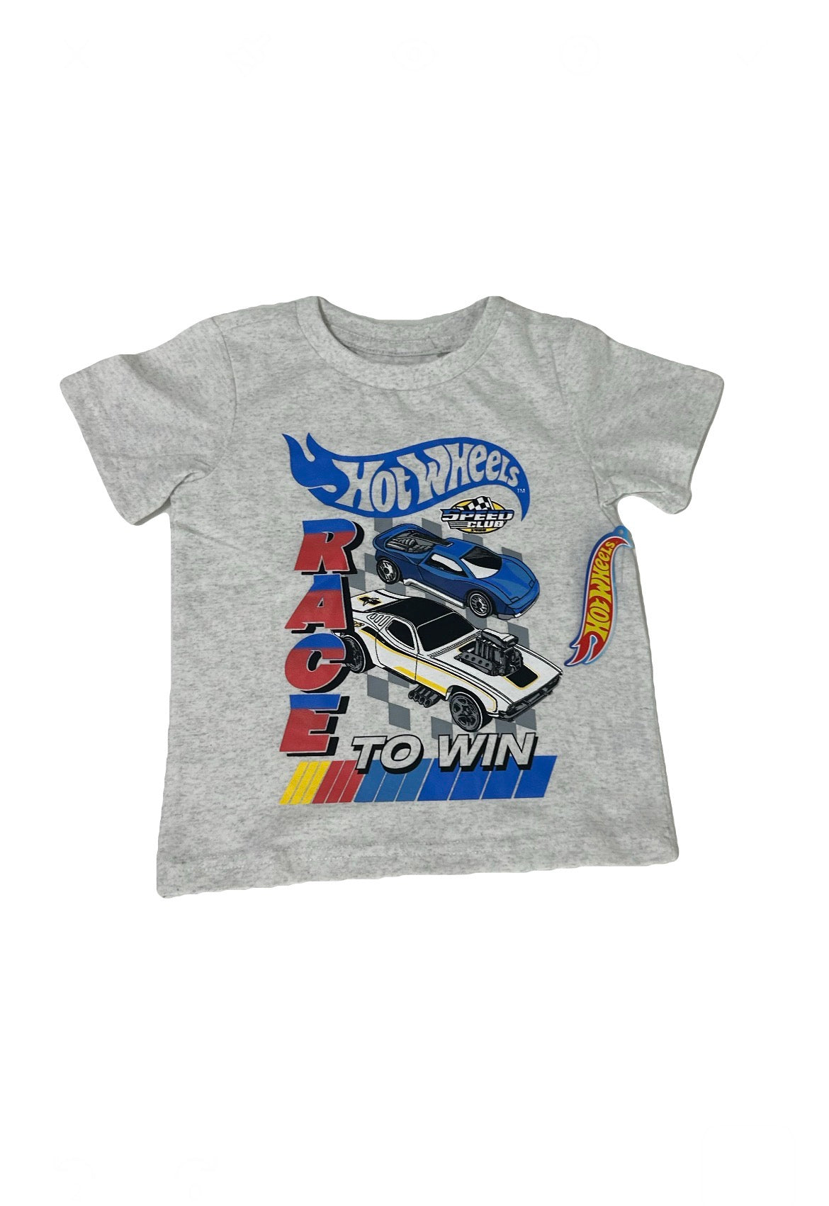 Hot Wheels Toddler Boys Top – Graphic Tee for Little Car Lovers