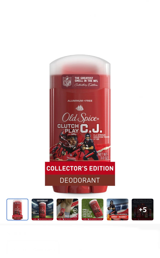 Old Spice Men's Aluminum Free Deodorant, NFL Collection, 3oz (85g)