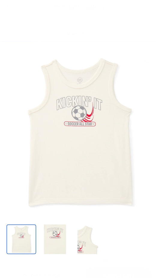 Garanimals Newborn, Baby & Toddler Boy Cotton Graphic Tank Top, Sizes 0-6T