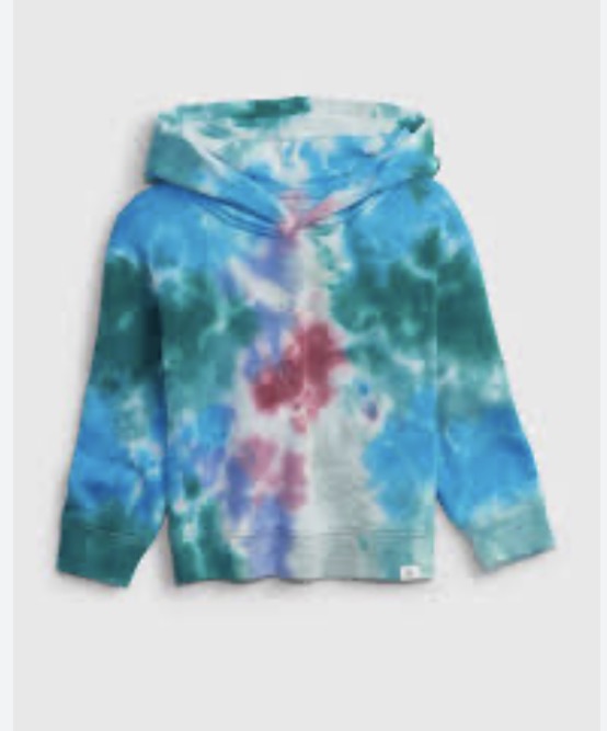 GAP Tie die Hooded sweater