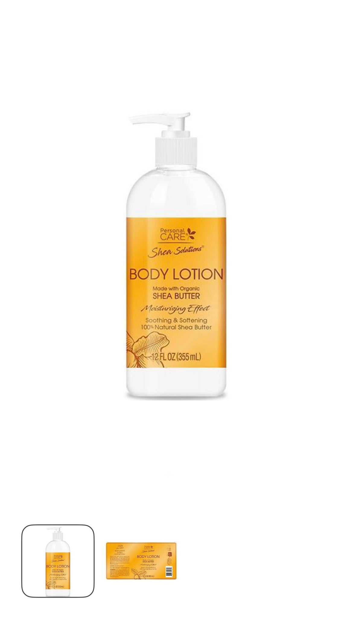 Shea Solution Body Lotion 12oz