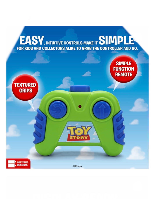 Jada Toys 1:32 RC Toy Story RC Buggy - Simple Function Remote Control Car for Kids with 5.5" Body and Movie-Inspired Design - No Figure Included