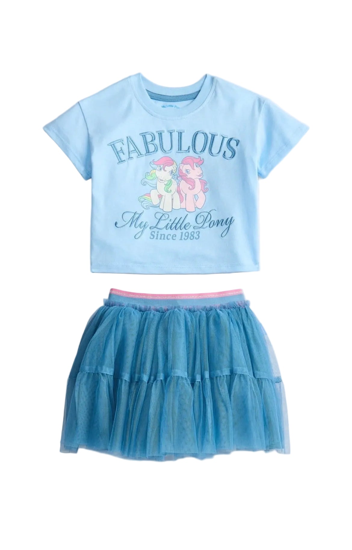 My Little Pony Toddler Girls Graphic Tee and Tutu Skirt Set