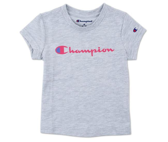 Champion Toddler Girls T-Shirt Original Script Logo image 0