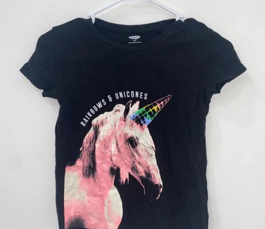 Old navy unicorn top image 1