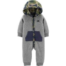 Carters, hooded, footless monkey suit image 1