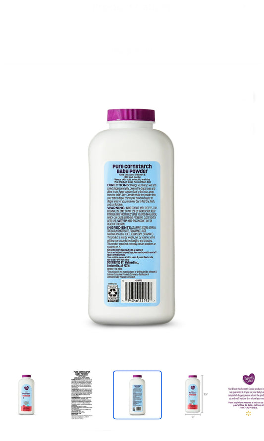Parent Choice Baby Powder 15 oz (425g) image 1