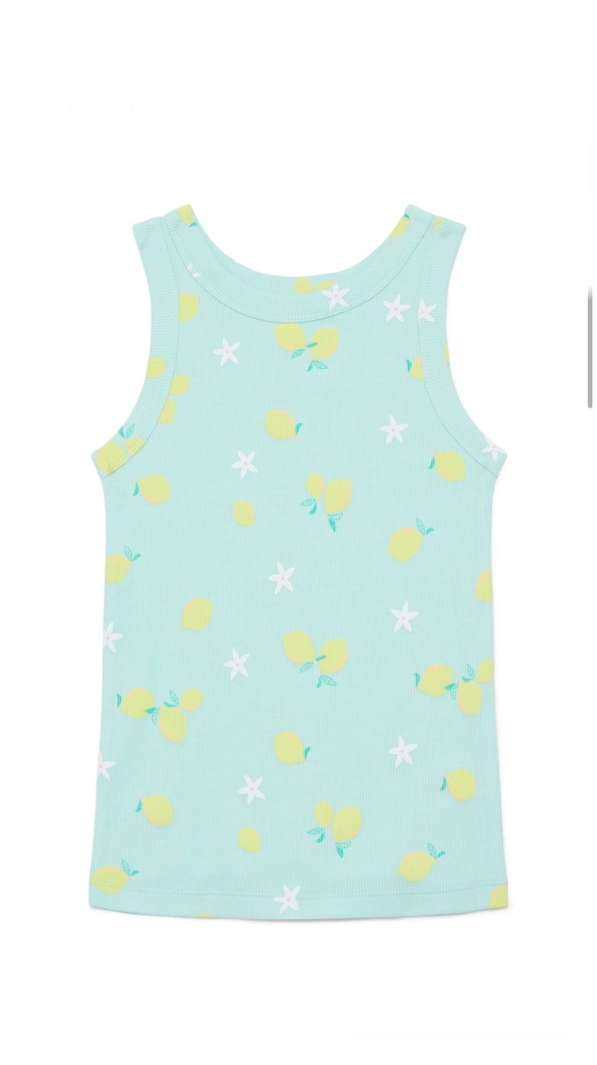 Wonder Nation Girls KidTough Ribbed Tank Top