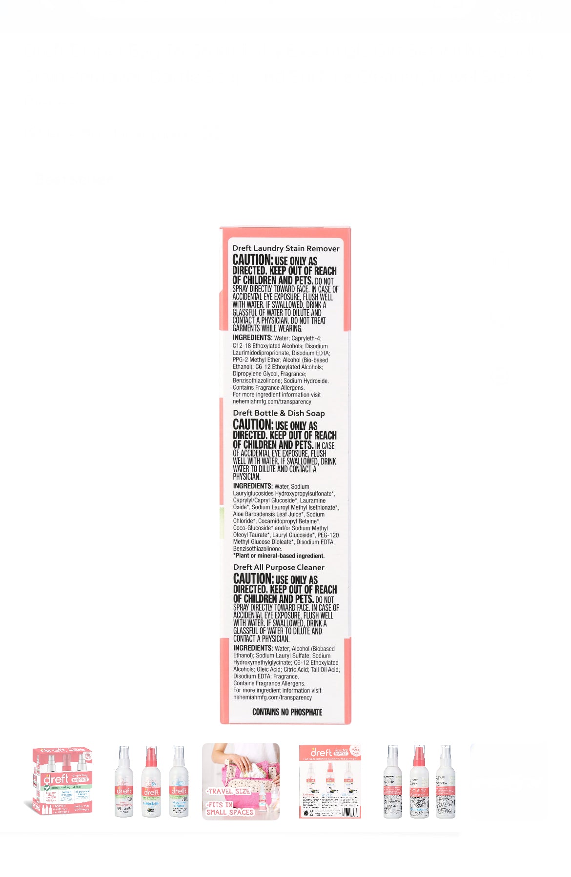 Draft Diaper Bag to-go Kit