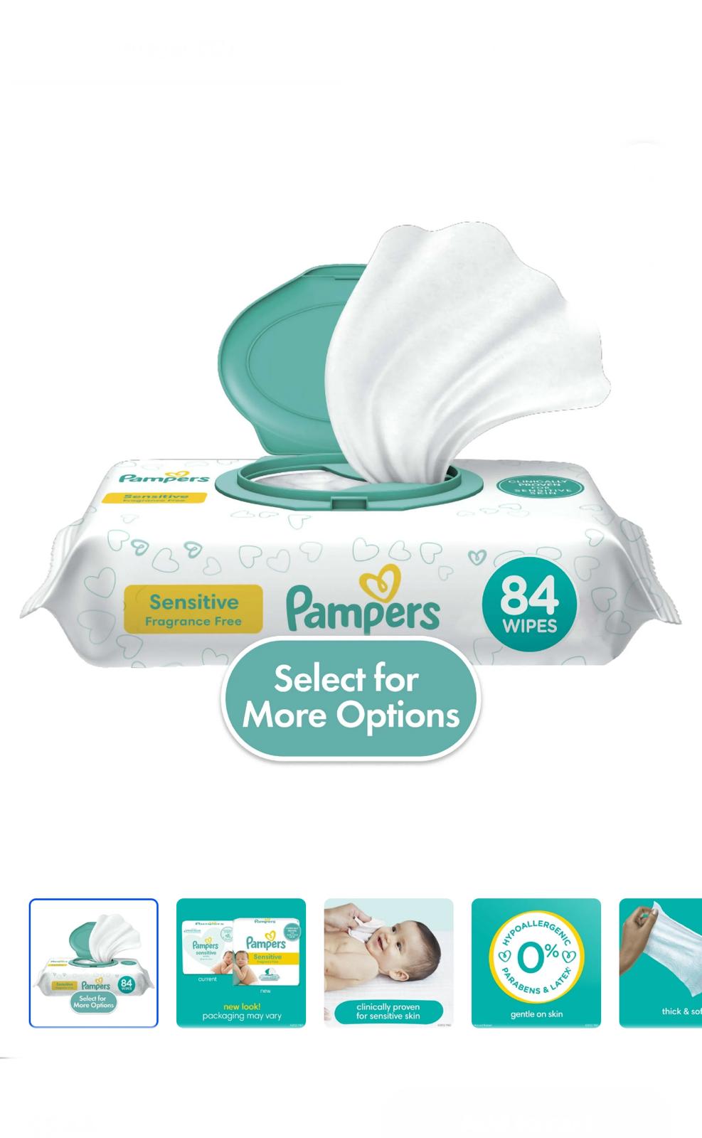 Pampers  Sensitive Diaper  image 1