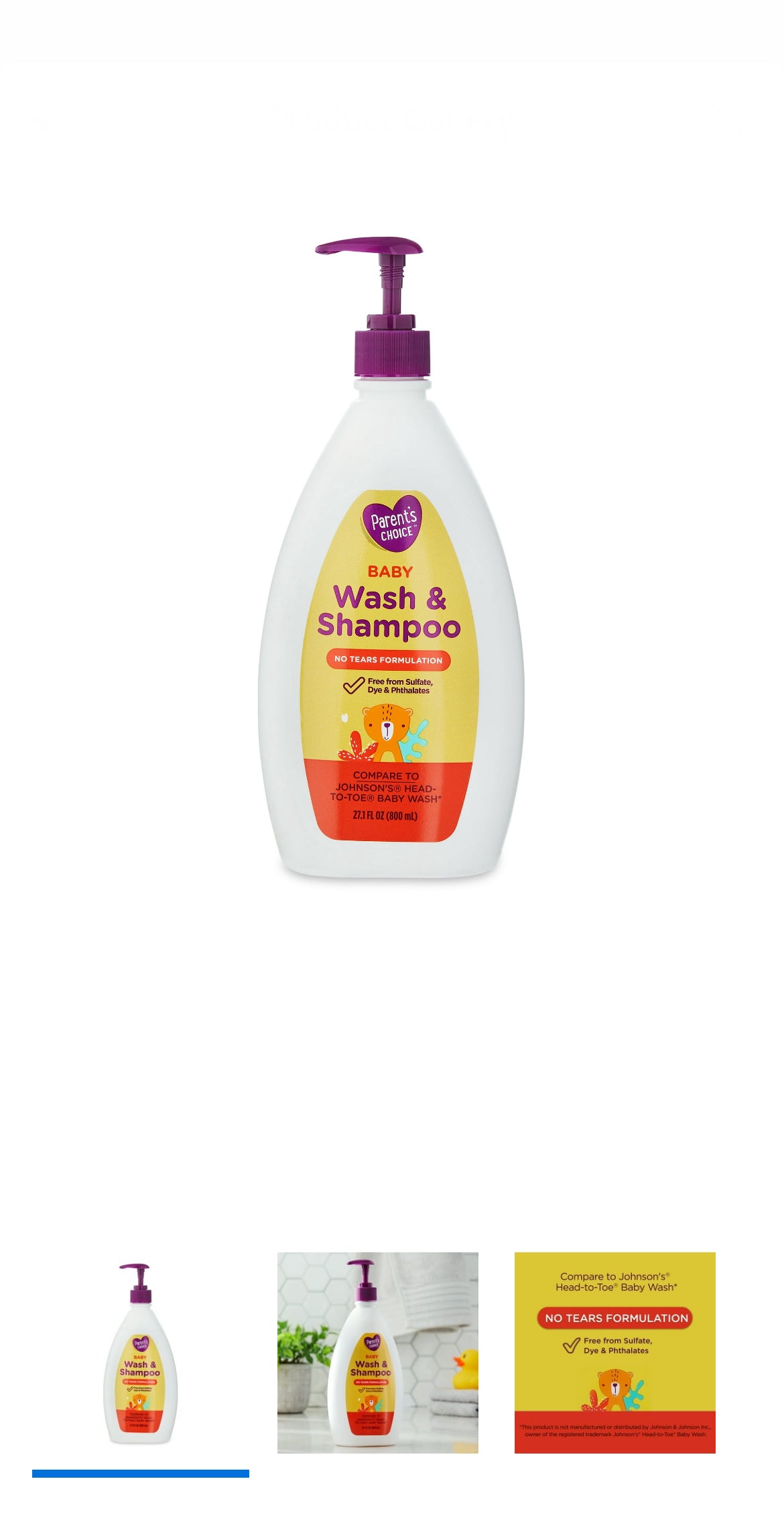 Parent Choice Body wash & Shampoo image 2