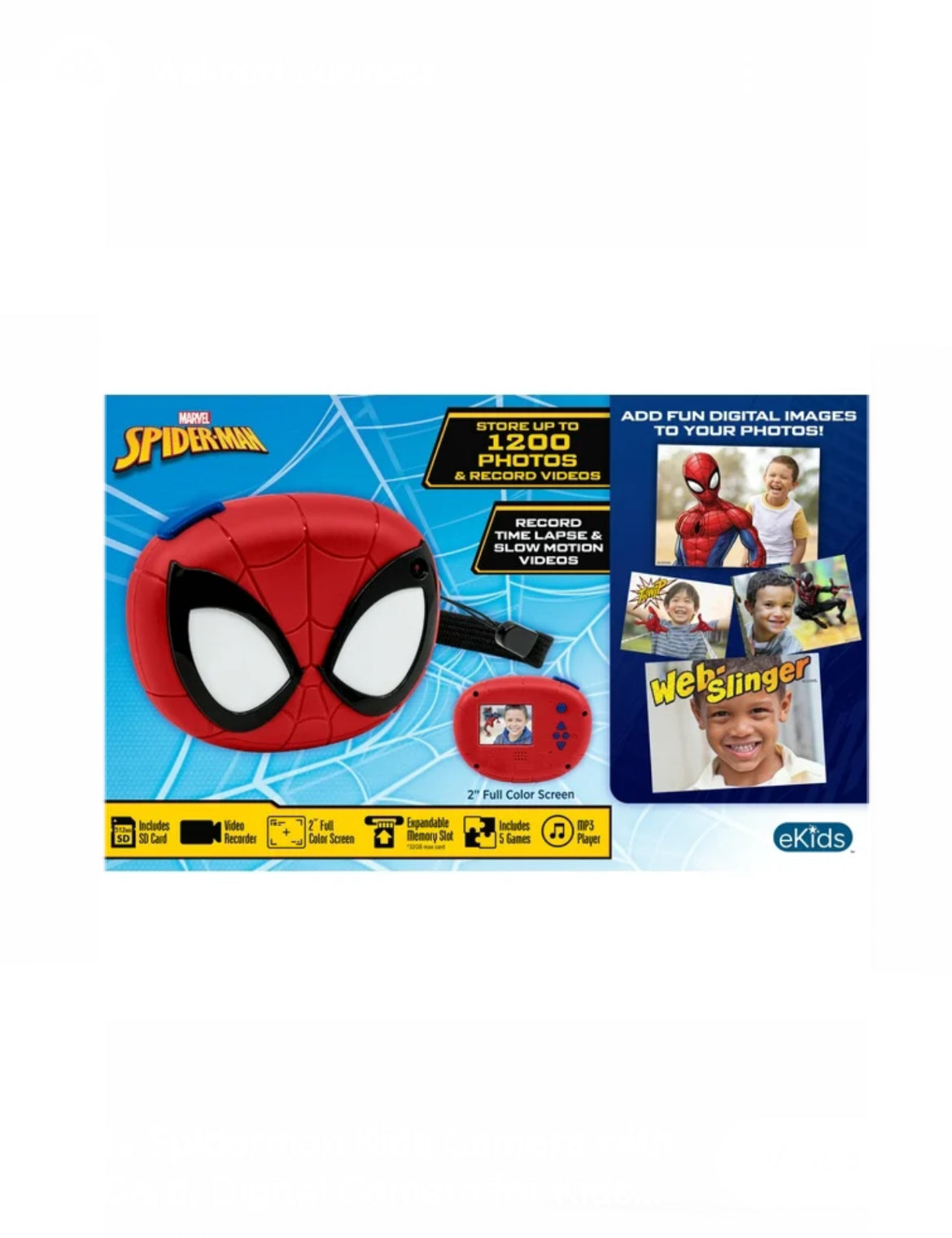 Marvel Spiderman Digital Camera  image 2