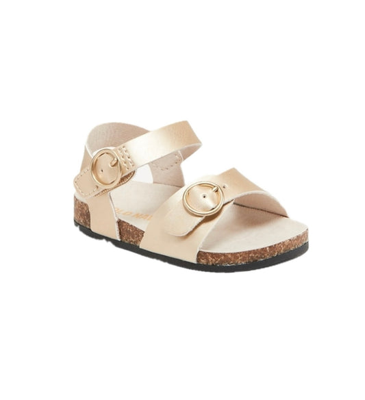 Old Navy Faux-Leather Buckled Strap Baby Girl Sandal image 0