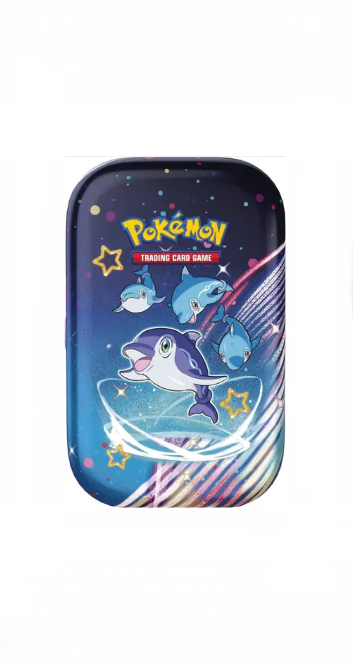 Pokemon Trading Cards Games - Scarlet & Violet - Paldean Fates Mini Tin image 1