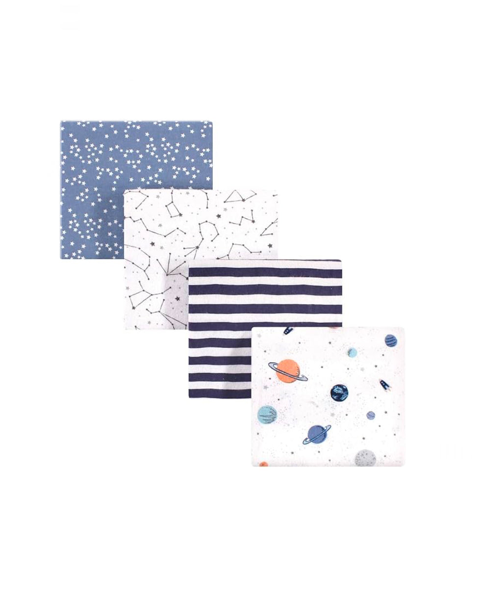 Hudson Baby 4pk Receiving Blanket   image 0