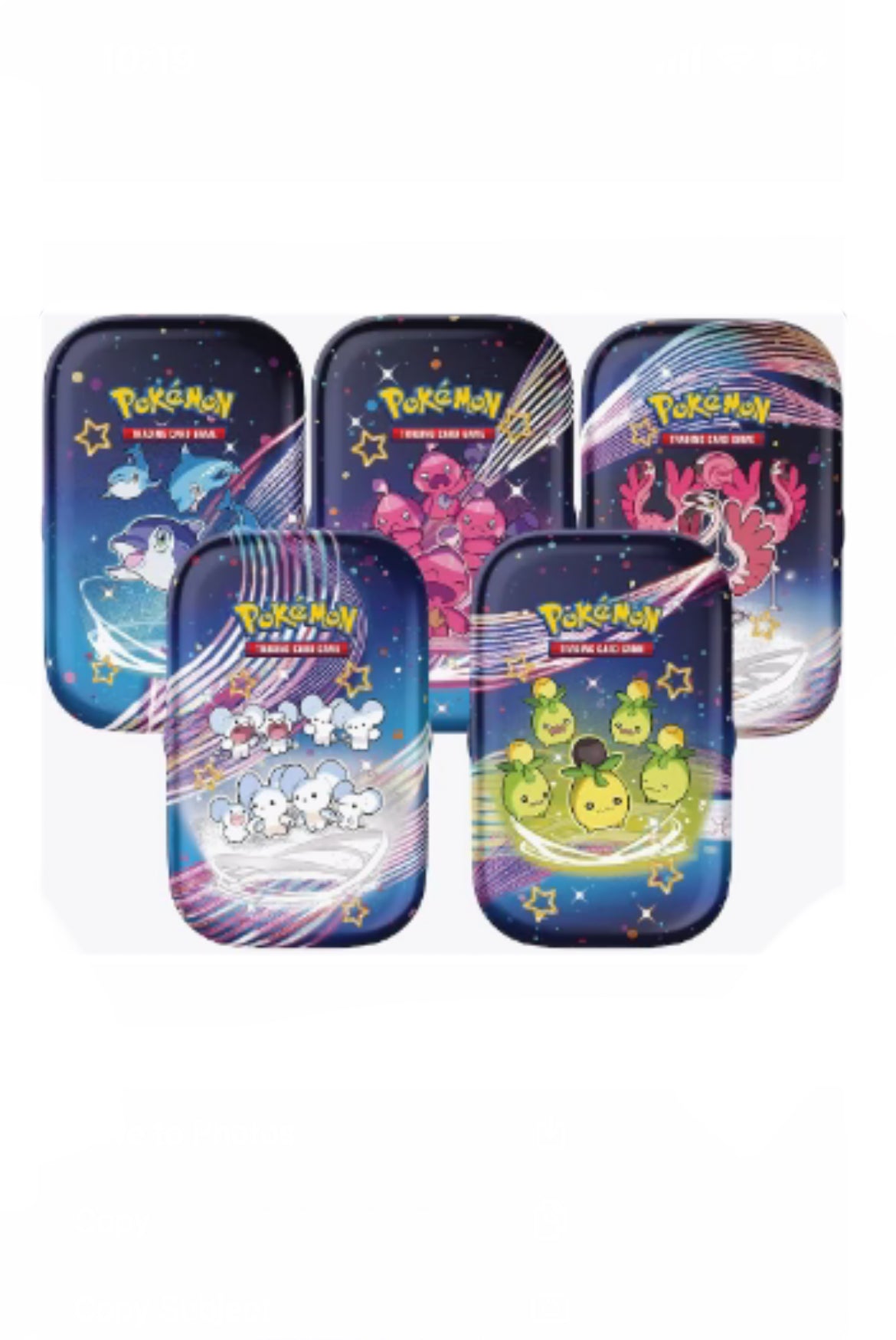 Pokemon Trading Cards Games - Scarlet & Violet - Paldean Fates Mini Tin image 0