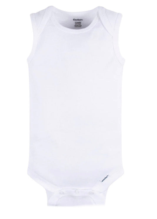 Chic pea white sleeveless Onesies /pinunder  image 0