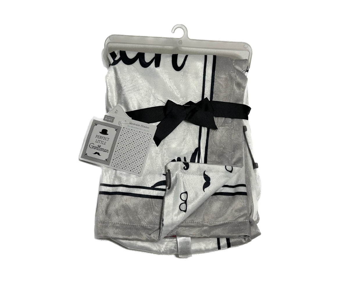 Hudson baby Reversible blanket (perfect little gentfleman) image 0