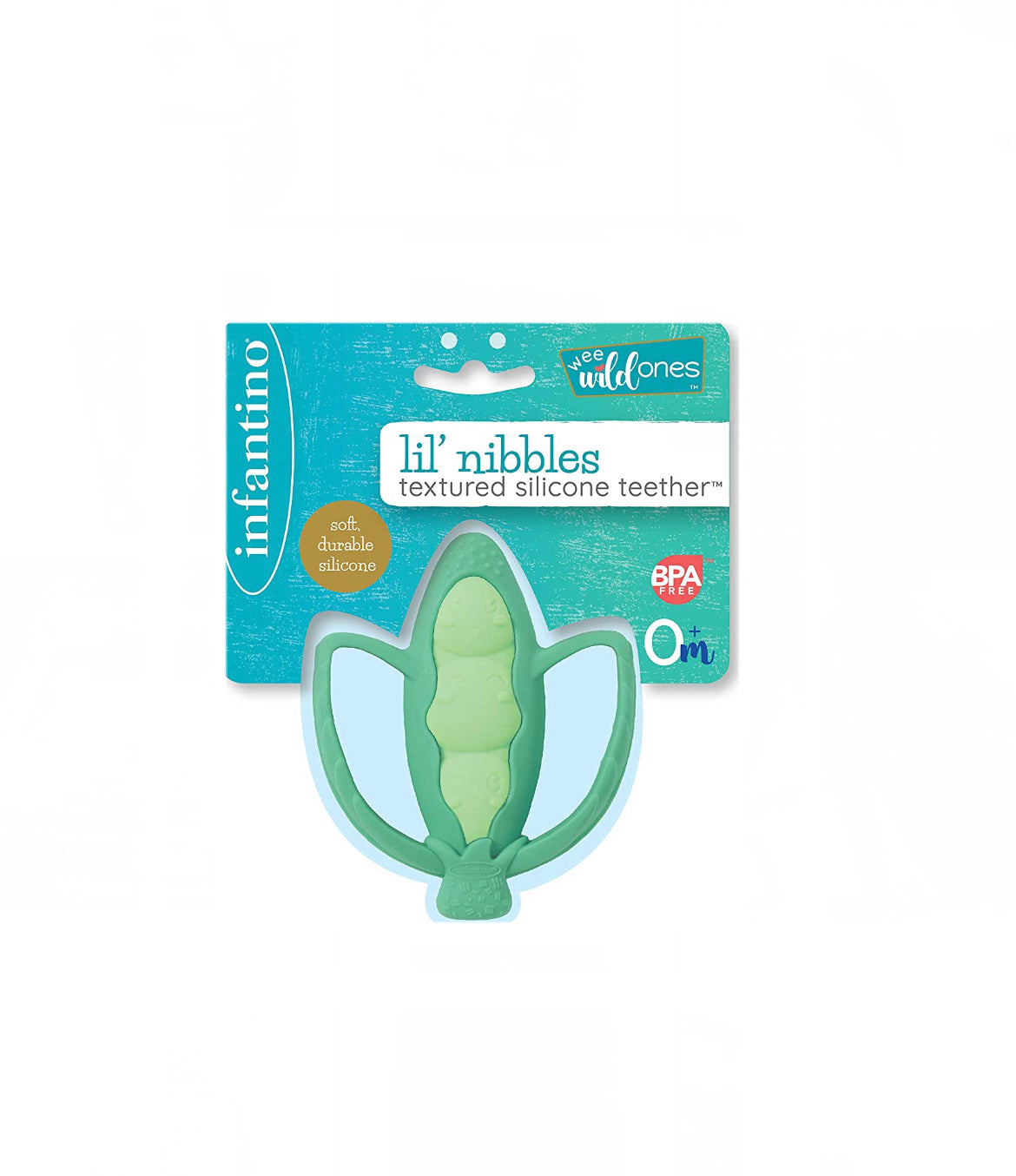 Infantino Lil Nibble Textures Silicone Teether image 0