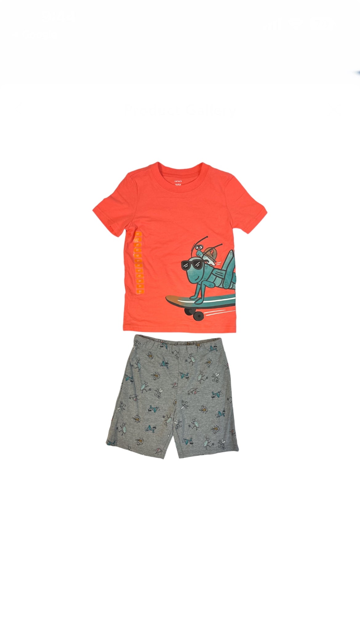 Carters 2pc shorts set image 1