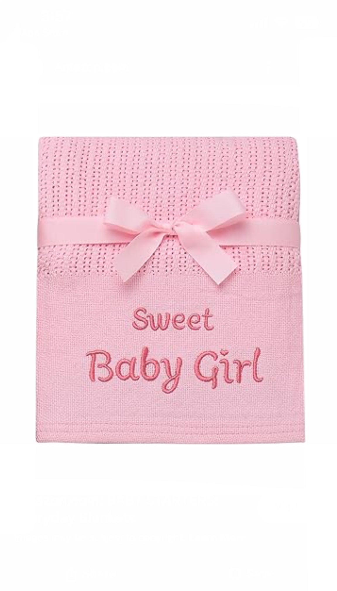 Little Me 100% Cotton Blanket image 1