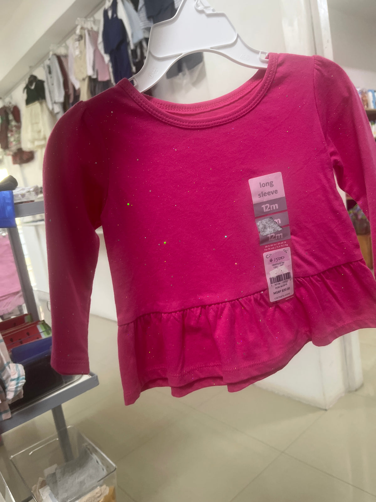Carters girls longsleeve top