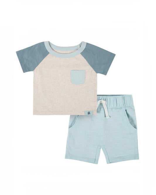 2-Piece Mordern Moments Baby Boy Shorts Set image 0