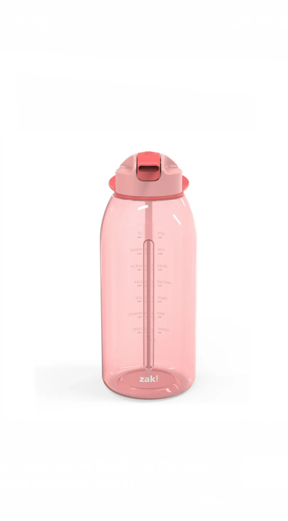 Zak Smiles Leak Proof Bottle 64 fl oz (1.8 L) image 0