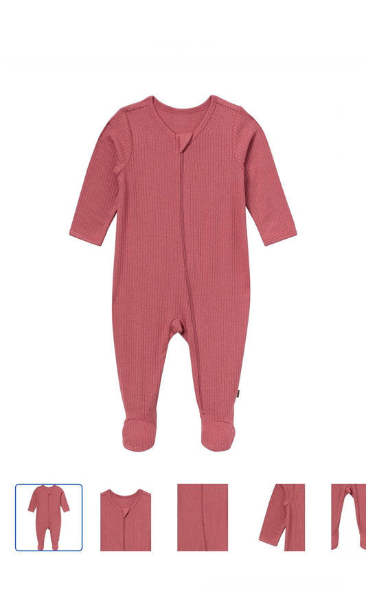 Modern Moments by Gerber Baby Neutral Super Soft Viscose Footed, Sleep N´Play (With Mitten Cuff for Newborn + 0-3m)