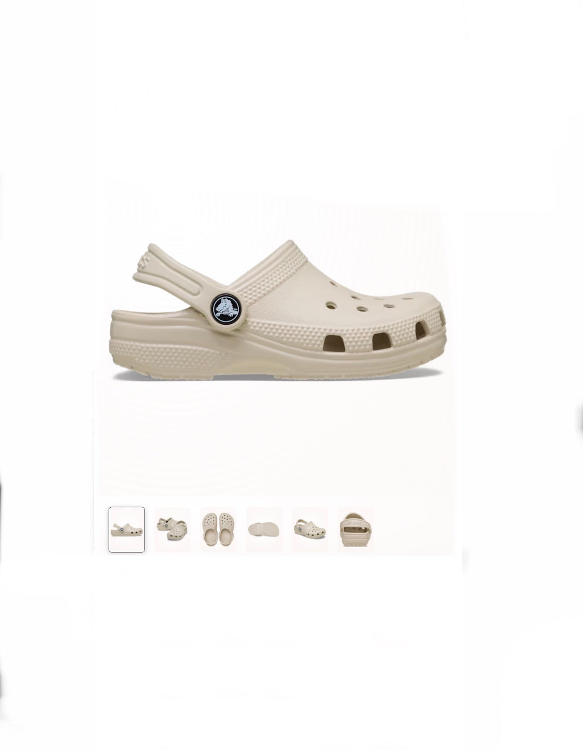 Crocs Toddler Classic Clogs