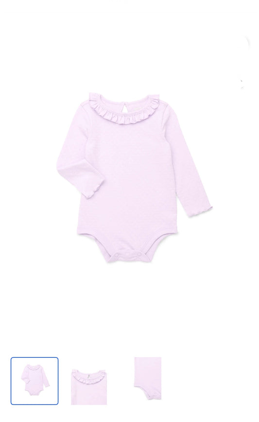 Garanimals Baby Girl Long Sleeve Onesies