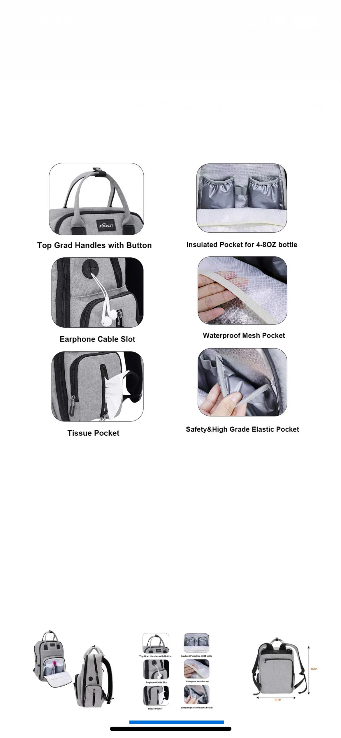 Baby Diaper Bags  Backpack image 4