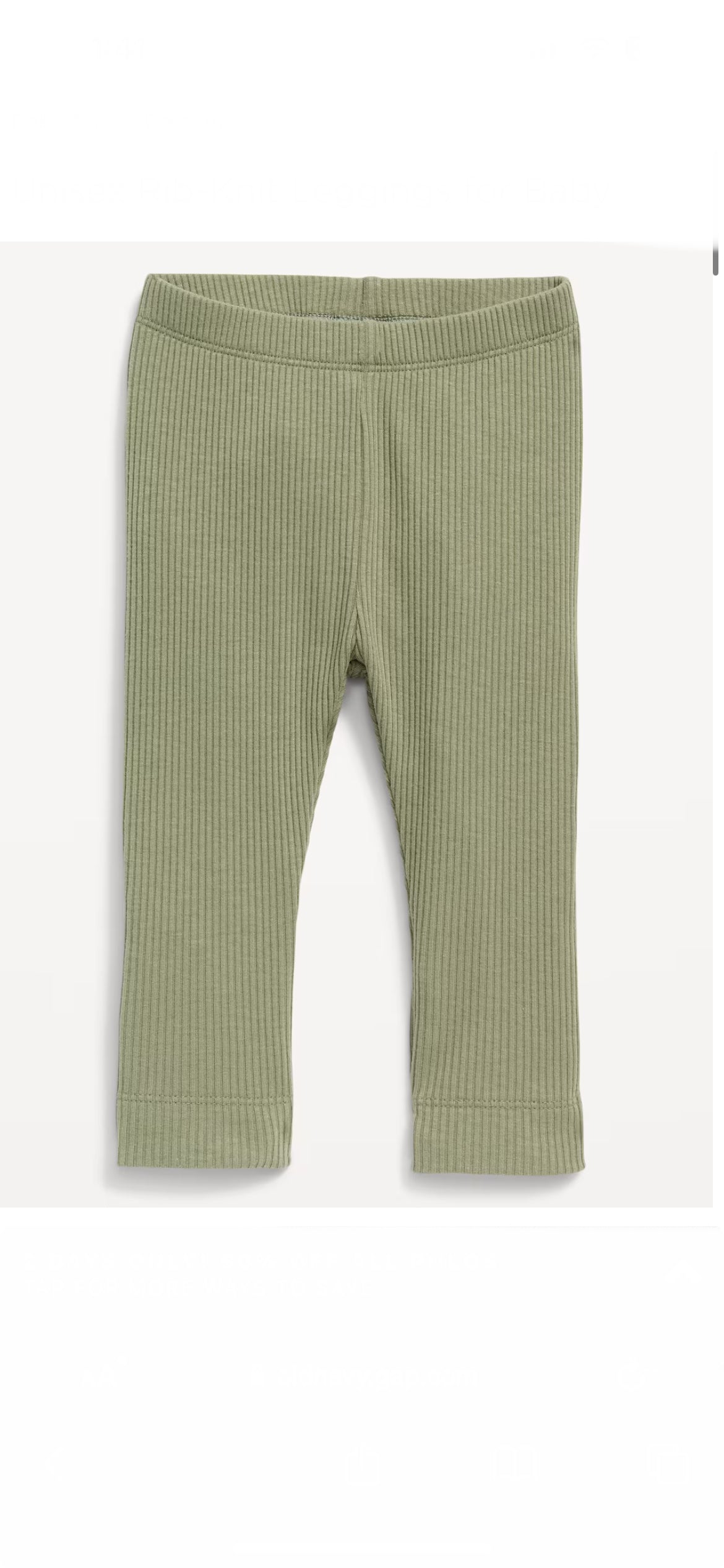 Old Navy Baby Rib knit Leggings image 2